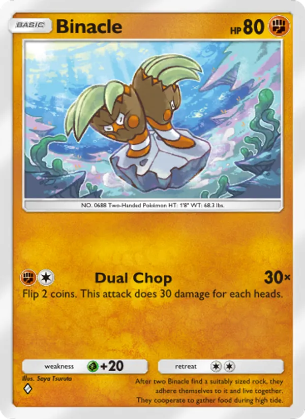 Binacle — Wisdom of Sea and Sky #105 (Pokémon TCG card)