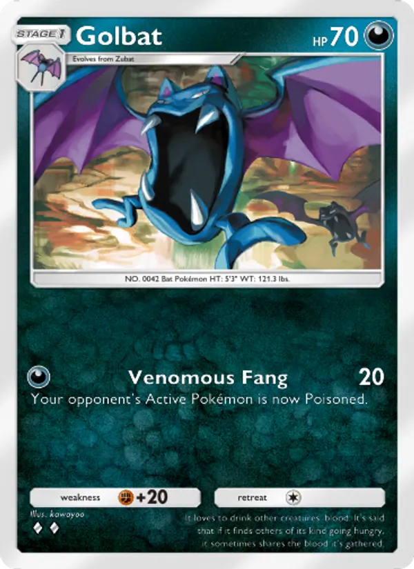 Golbat — Wisdom of Sea and Sky #108 (Pokémon TCG card)