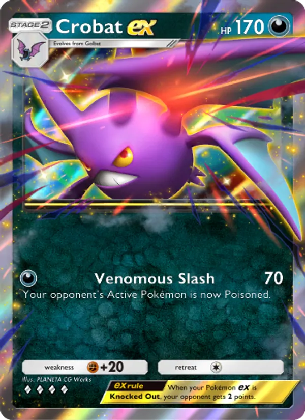 Crobat ex — Wisdom of Sea and Sky #109 (Pokémon TCG card)