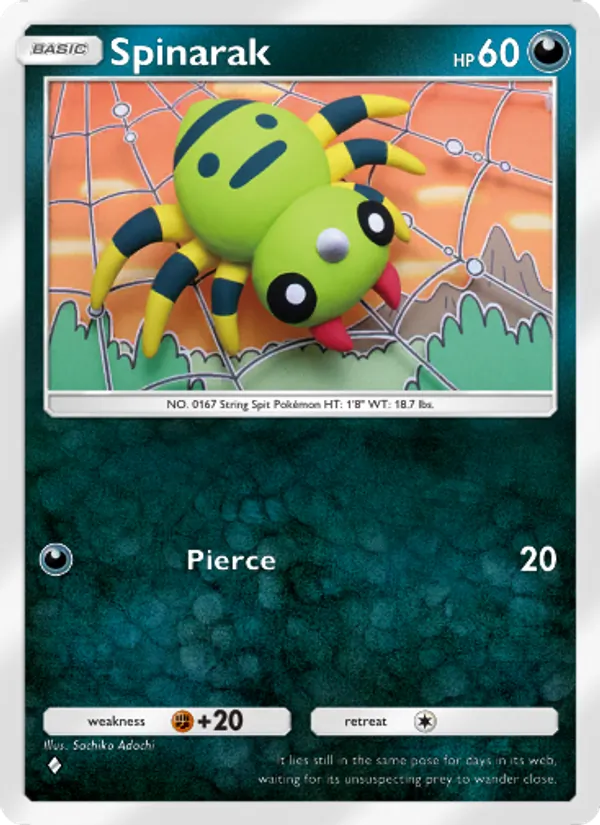 Spinarak — Wisdom of Sea and Sky #110 (Pokémon TCG card)