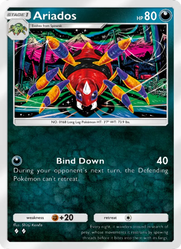 Ariados — Wisdom of Sea and Sky #111 (Pokémon TCG card)