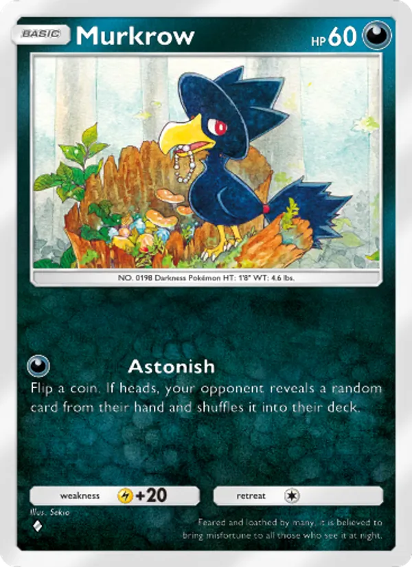 Murkrow — Wisdom of Sea and Sky #113 (Pokémon TCG card)