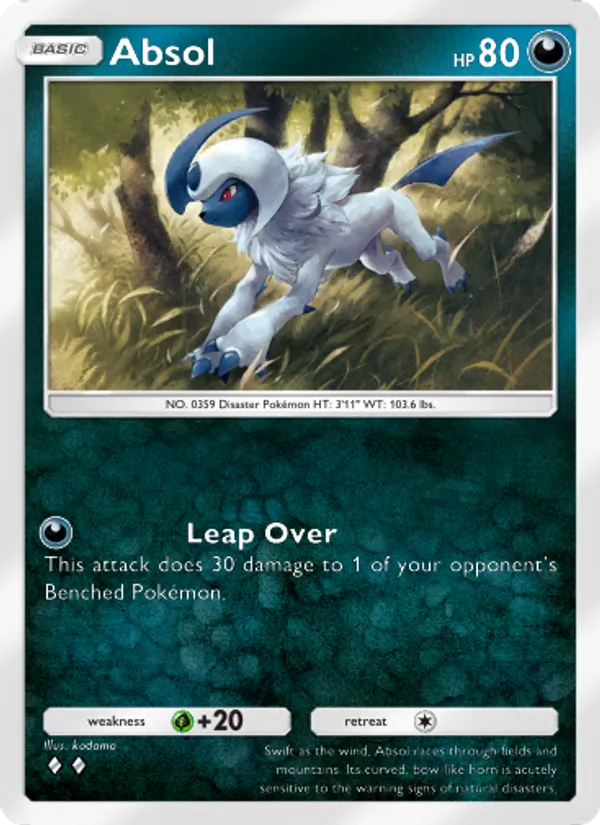 Absol — Wisdom of Sea and Sky #120 (Pokémon TCG card)