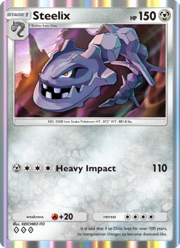 Steelix — Wisdom of Sea and Sky #122 (Pokémon TCG card)