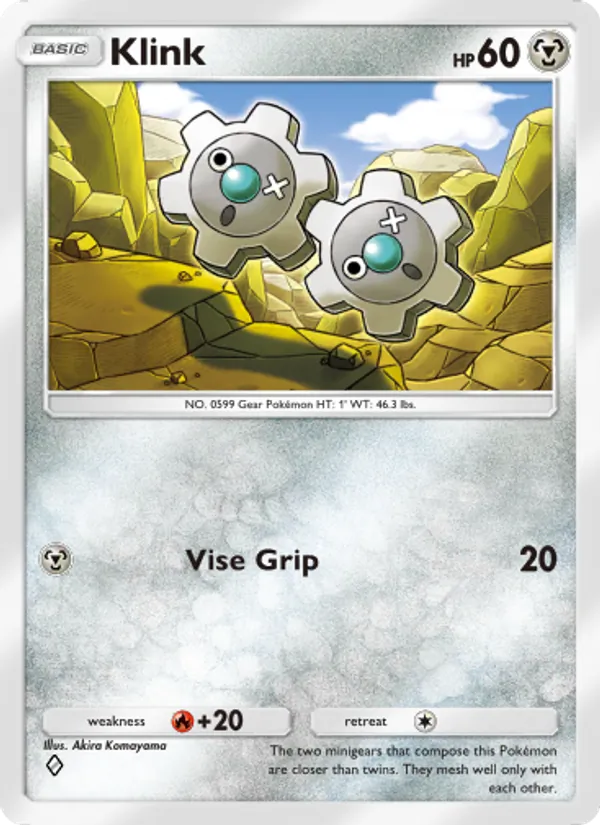 Klink — Wisdom of Sea and Sky #126 (Pokémon TCG card)
