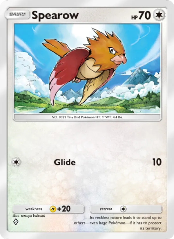 Spearow — Wisdom of Sea and Sky #129 (Pokémon TCG card)