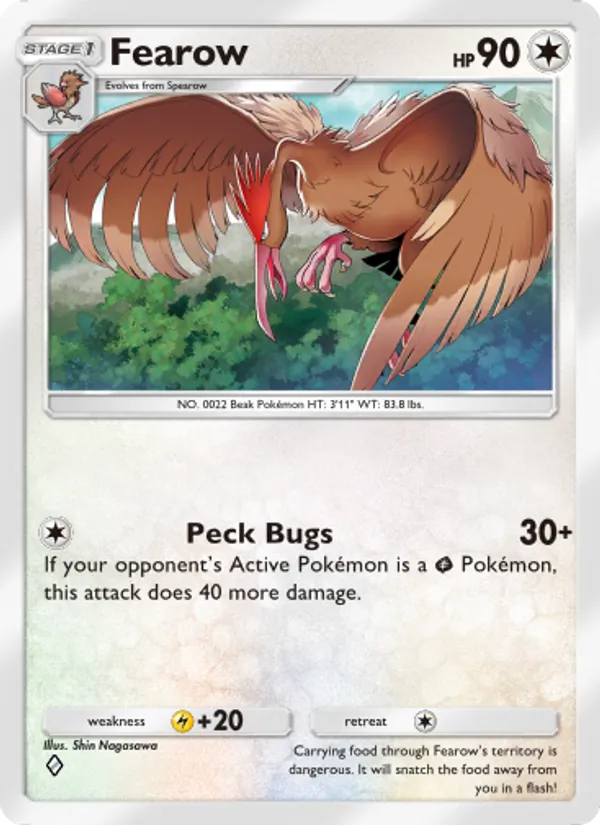 Fearow — Wisdom of Sea and Sky #130 (Pokémon TCG card)