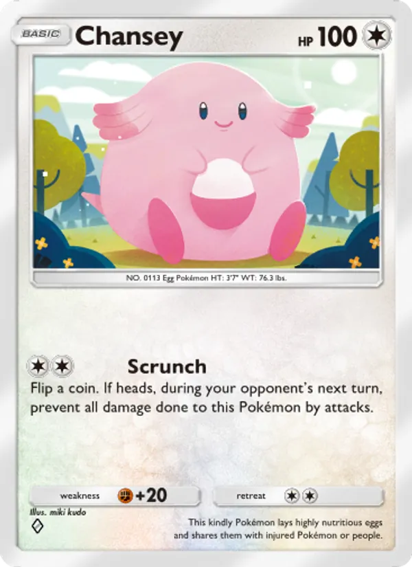 Chansey — Wisdom of Sea and Sky #131 (Pokémon TCG card)