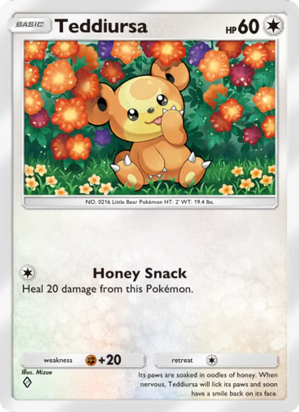 Teddiursa — Wisdom of Sea and Sky #145 (Pokémon TCG card)