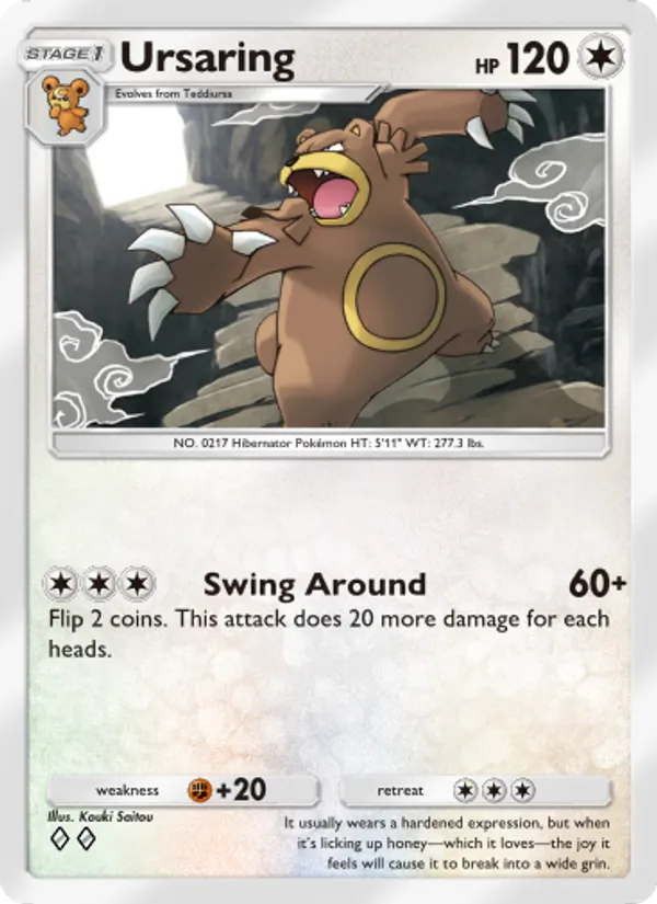 Ursaring — Wisdom of Sea and Sky #146 (Pokémon TCG card)