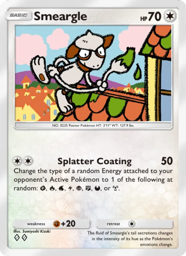 Smeargle — Wisdom of Sea and Sky #148 (Pokémon TCG card)
