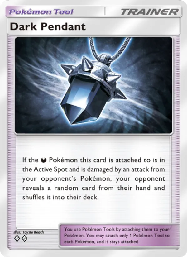 Dark Pendant — Wisdom of Sea and Sky #154 (Pokémon TCG card)