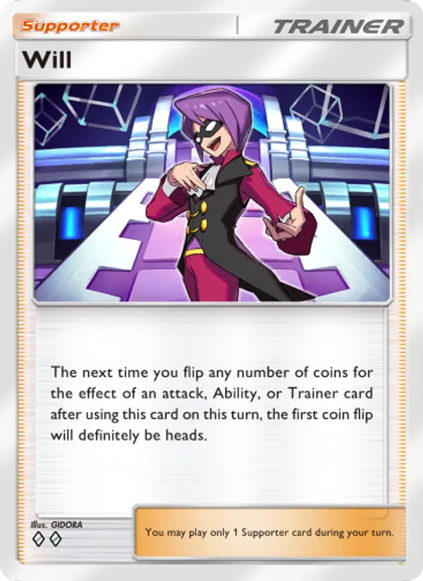 Will — Wisdom of Sea and Sky #156 (Pokémon TCG card)