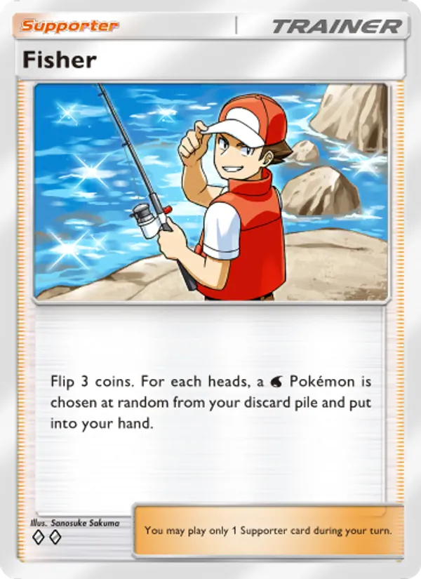 Fisher — Wisdom of Sea and Sky #159 (Pokémon TCG card)