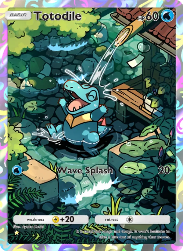 Totodile — Wisdom of Sea and Sky #167 (Pokémon TCG card)