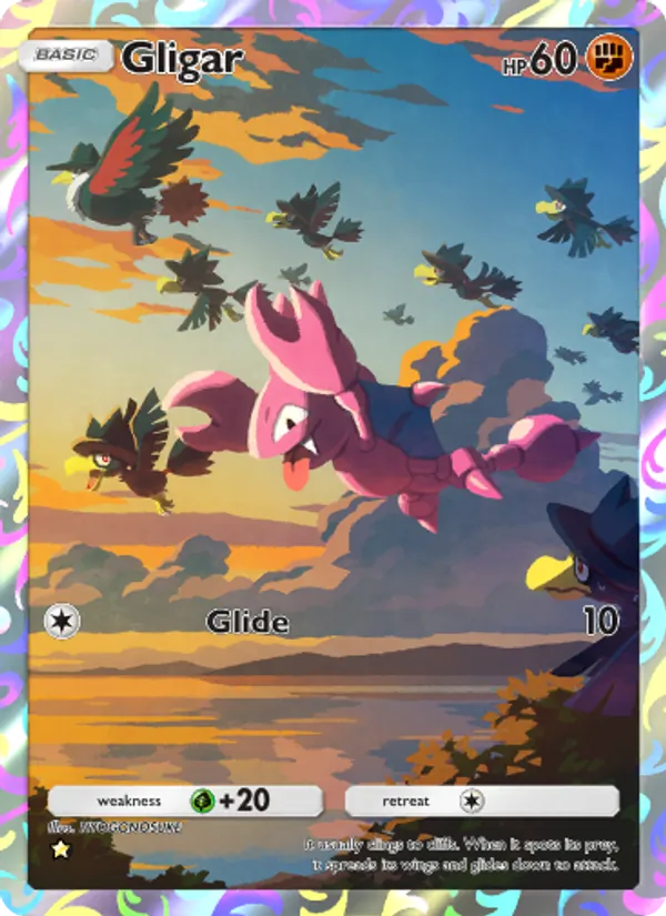 Gligar — Wisdom of Sea and Sky #176 (Pokémon TCG card)