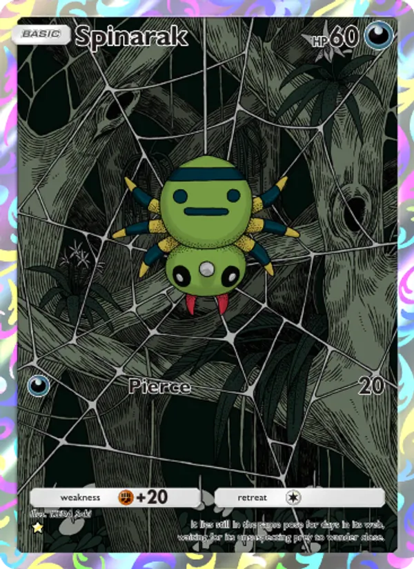 Spinarak — Wisdom of Sea and Sky #177 (Pokémon TCG card)