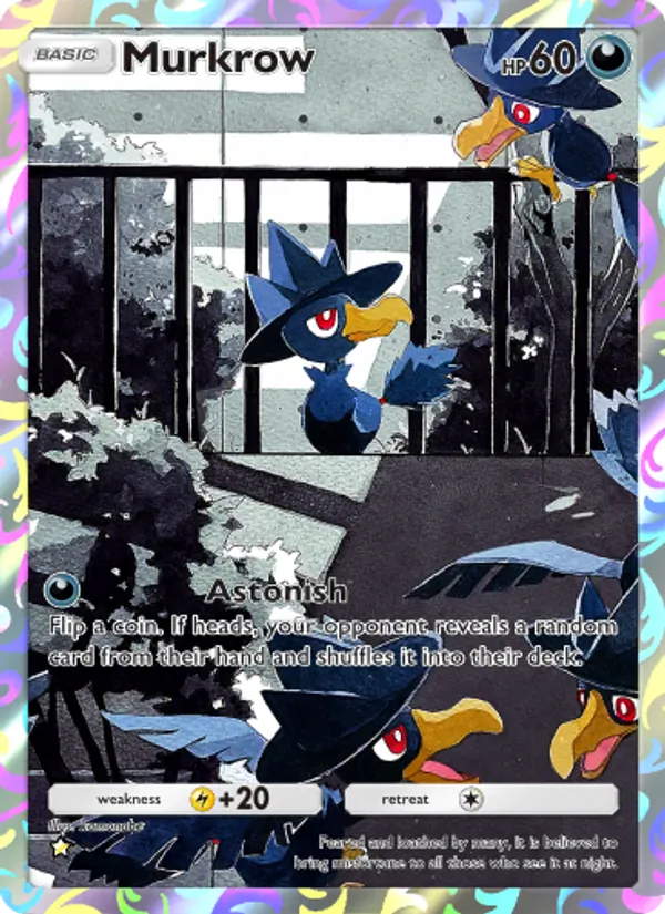 Murkrow — Wisdom of Sea and Sky #178 (Pokémon TCG card)