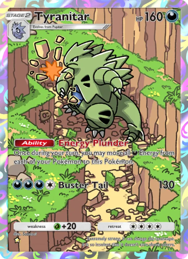 Tyranitar — Wisdom of Sea and Sky #179 (Pokémon TCG card)