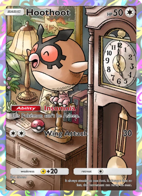 Hoothoot — Wisdom of Sea and Sky #182 (Pokémon TCG card)