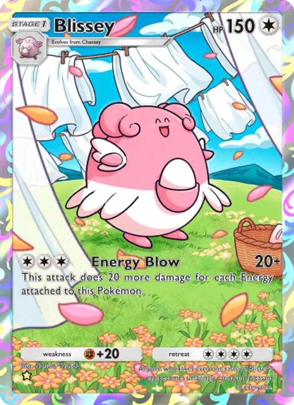 Blissey — Wisdom of Sea and Sky #185 (Pokémon TCG card)