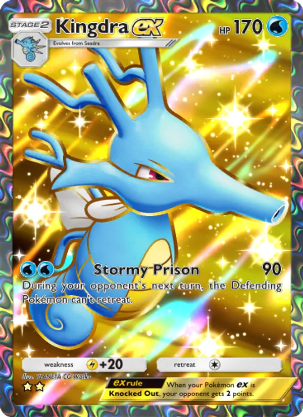 Kingdra ex — Wisdom of Sea and Sky #188 (Pokémon TCG card)