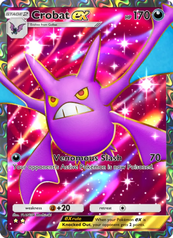 Crobat ex — Wisdom of Sea and Sky #192 (Pokémon TCG card)