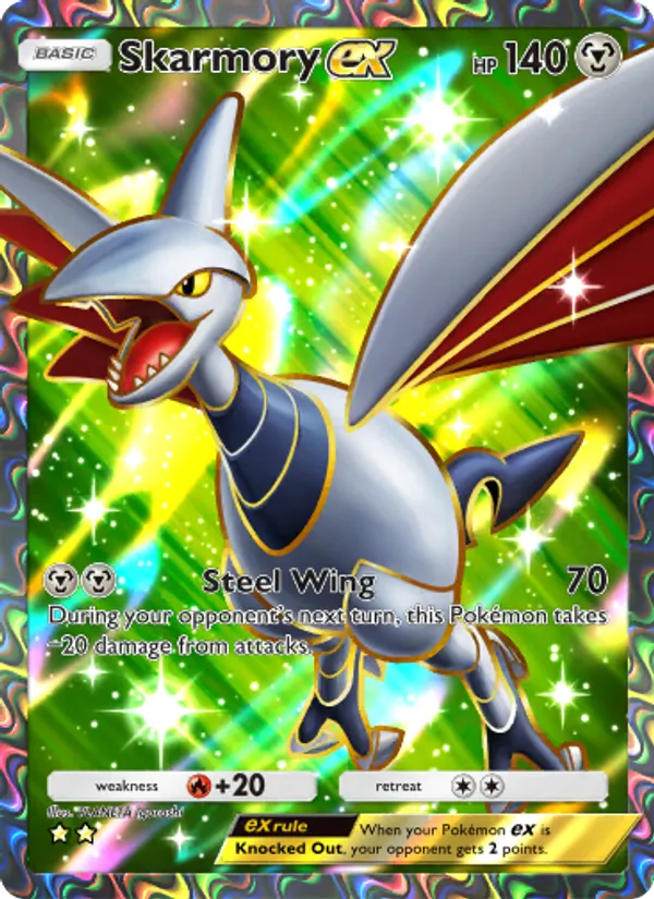 Skarmory ex — Wisdom of Sea and Sky #194 (Pokémon TCG card)