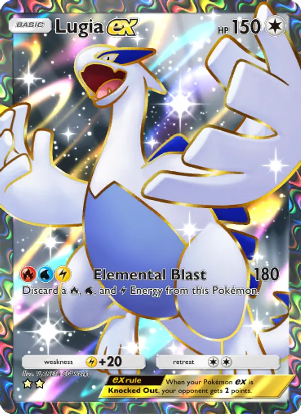 Lugia ex — Wisdom of Sea and Sky #195 (Pokémon TCG card)