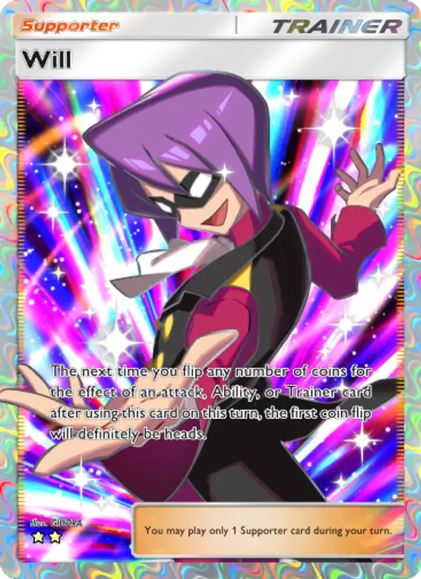 Will — Wisdom of Sea and Sky #196 (Pokémon TCG card)