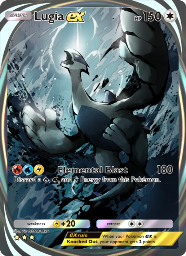 Lugia ex — Wisdom of Sea and Sky #211 (Pokémon TCG card)