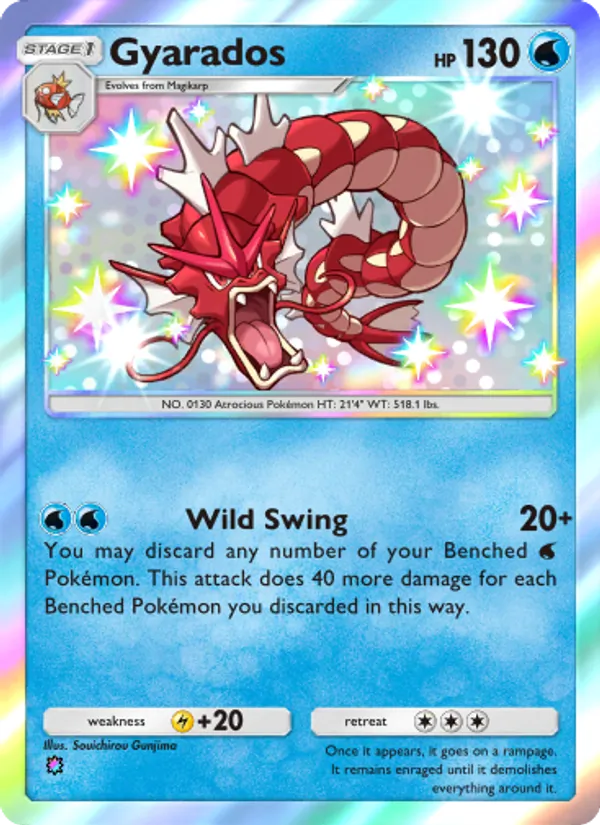 Gyarados — Wisdom of Sea and Sky #215 (Pokémon TCG card)