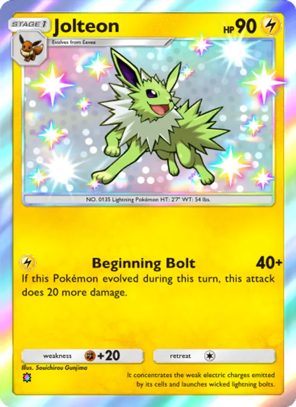 Jolteon — Wisdom of Sea and Sky #219 (Pokémon TCG card)