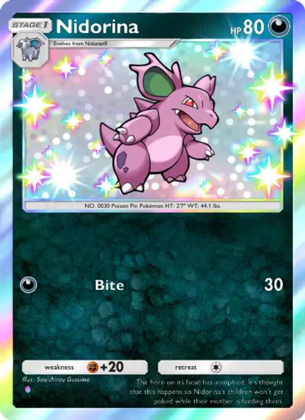 Nidorina — Wisdom of Sea and Sky #224 (Pokémon TCG card)