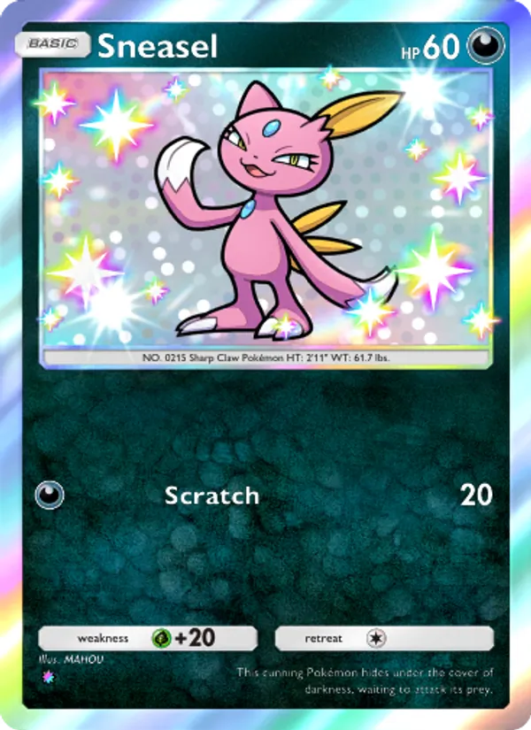 Sneasel — Wisdom of Sea and Sky #229 (Pokémon TCG card)