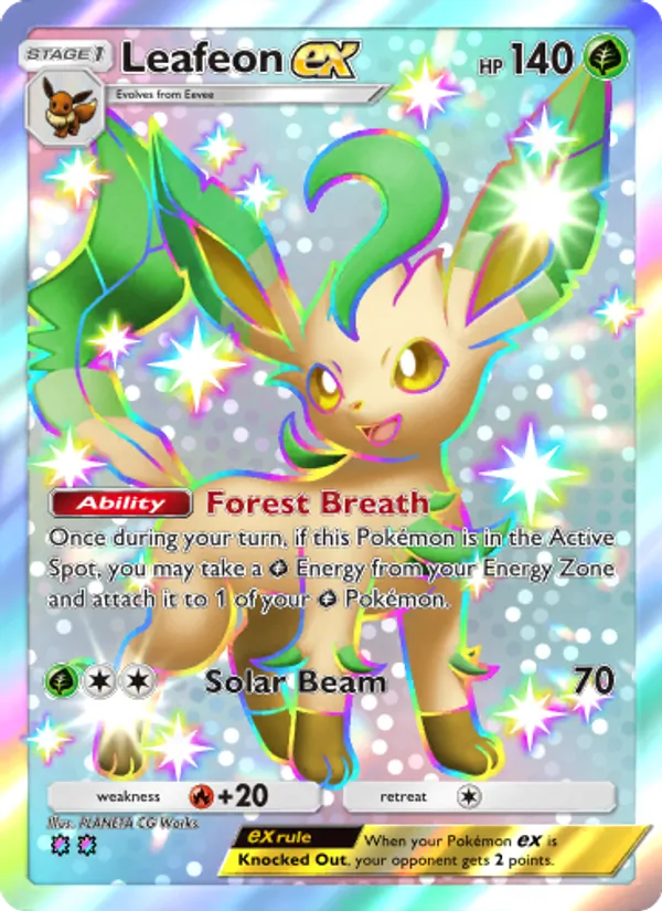 Leafeon ex — Wisdom of Sea and Sky #233 (Pokémon TCG card)