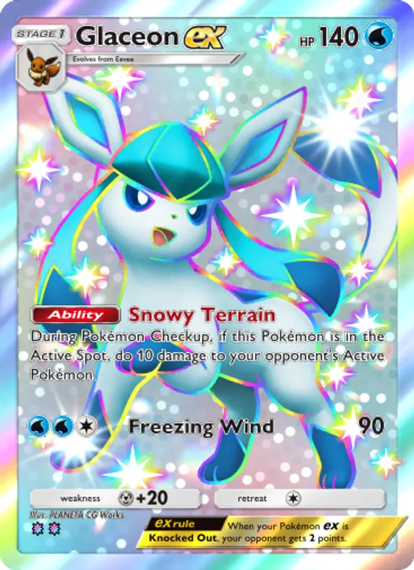Glaceon ex — Wisdom of Sea and Sky #235 (Pokémon TCG card)