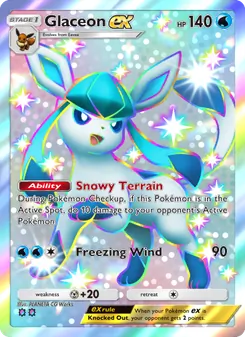Glaceon ex (Wisdom of Sea and Sky #235)