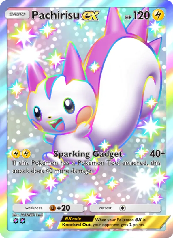 Pachirisu ex — Wisdom of Sea and Sky #236 (Pokémon TCG card)