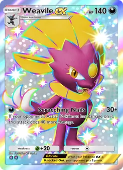 Weavile ex (Wisdom of Sea and Sky #238)