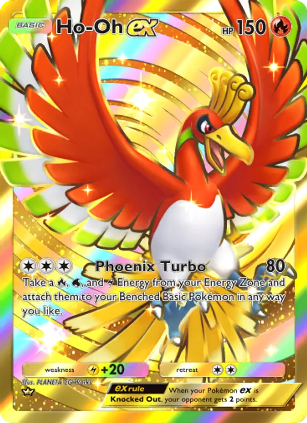 Ho-Oh ex — Wisdom of Sea and Sky #240 (Pokémon TCG card)