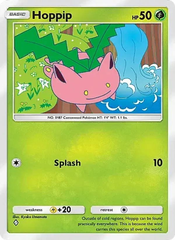 Hoppip — Secluded Springs #001 (Pokémon TCG card)