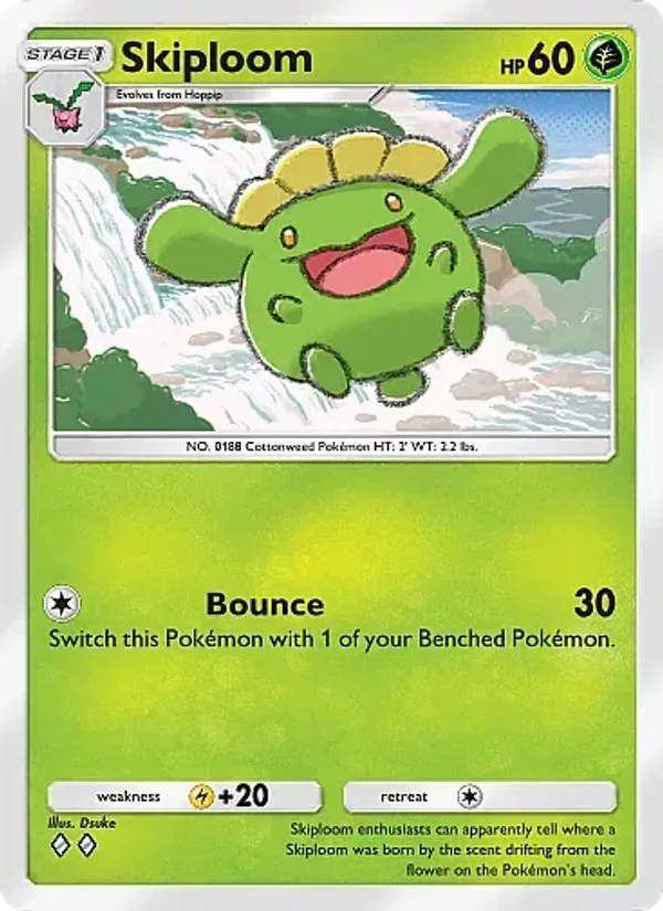 Skiploom — Secluded Springs #002 (Pokémon TCG card)