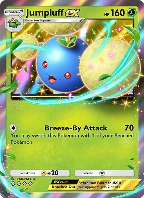 Jumpluff ex — Secluded Springs #003 (Pokémon TCG card)