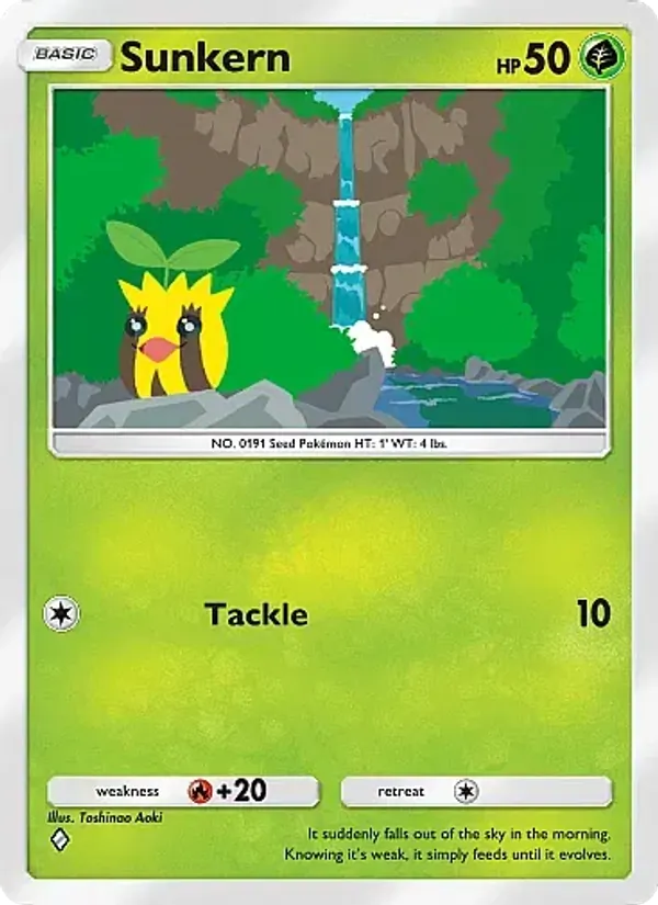 Sunkern — Secluded Springs #004 (Pokémon TCG card)