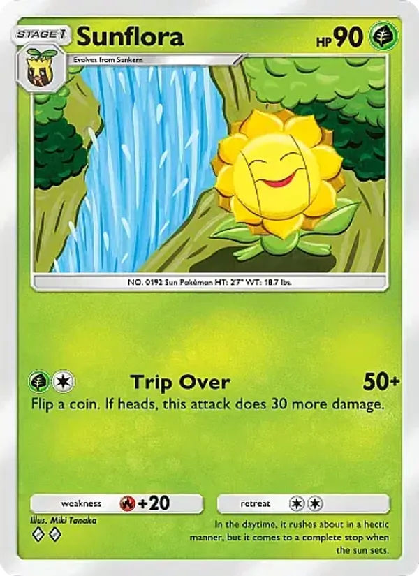 Sunflora — Secluded Springs #005 (Pokémon TCG card)