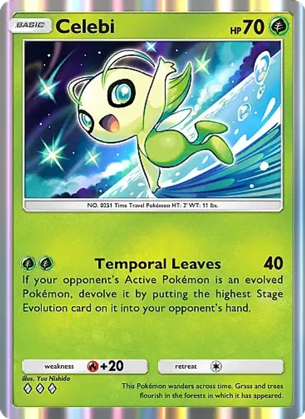 Celebi — Secluded Springs #006 (Pokémon TCG card)