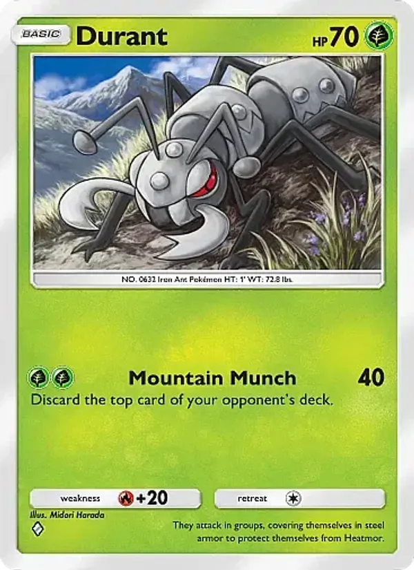 Durant — Secluded Springs #007 (Pokémon TCG card)