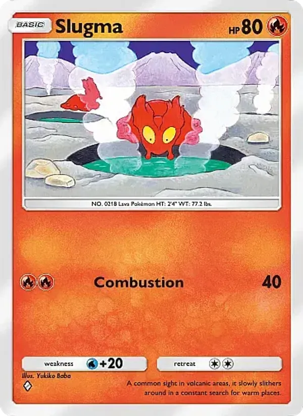 Slugma — Secluded Springs #008 (Pokémon TCG card)