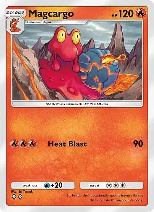 Magcargo — Secluded Springs #009 (Pokémon TCG card)